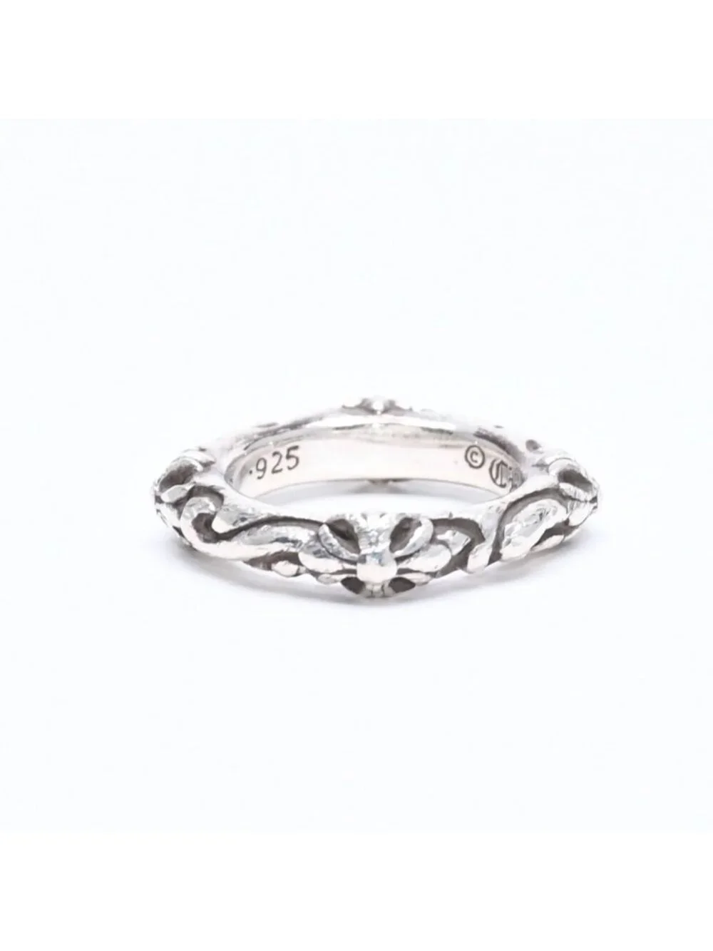 Chrome Hearts Sbt Band Ring 925 Sterling Silver